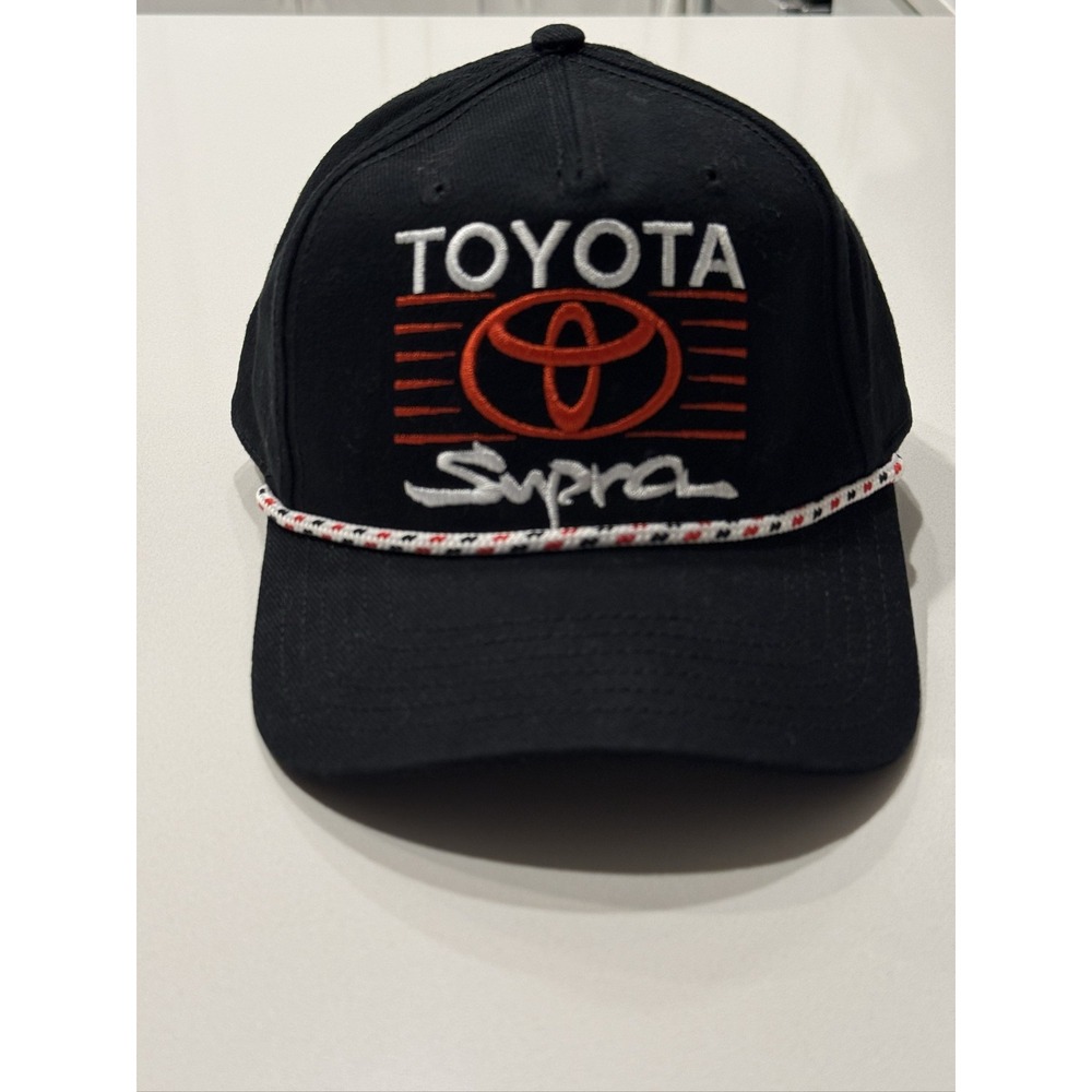 Toyota Supra Baseball Cap Black Adjustable Cotton Twill Unisex Adult Hat
